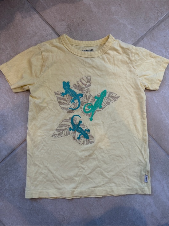 Crewcuts Other - Crewcuts Glow Tee with Lizard Print